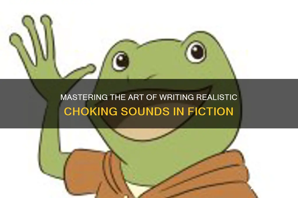 how to write choking sound