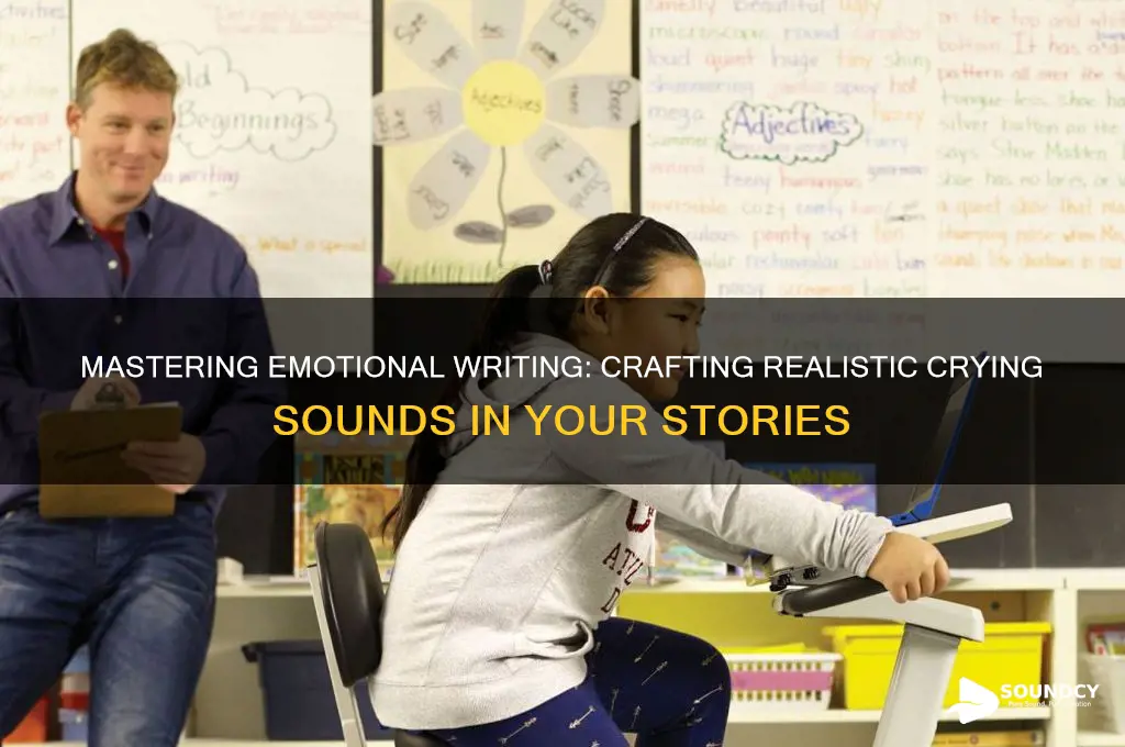 how to write crying sounds