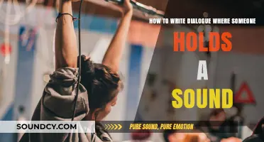 Capturing Sound in Words: A Guide to Writing Dialogue with Auditory Details