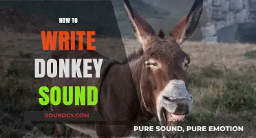 Mastering the Art of Writing Donkey Sounds: A Creative Guide