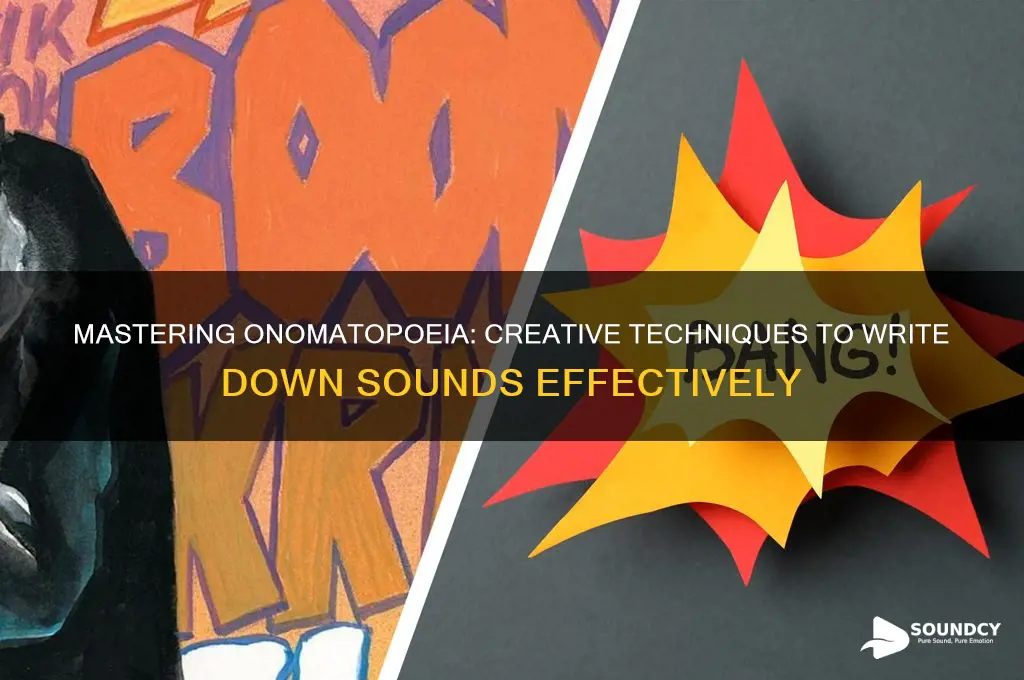 how to write down sounds