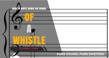 Capturing the Essence: How to Write the Sound of a Whistle