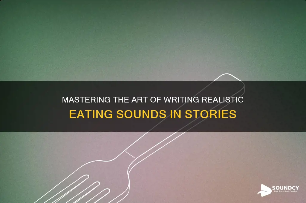 how to write eating sounds