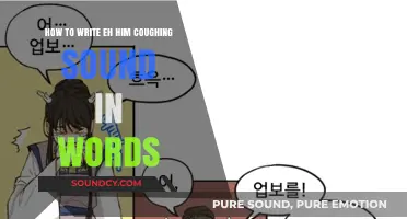 Capturing the Cough: A Writer's Guide to Onomatopoeic Precision