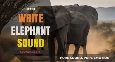 Mastering the Art of Writing Elephant Sounds: A Creative Guide