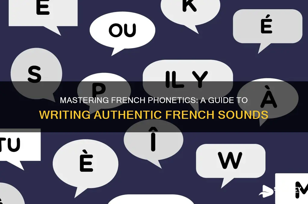 how to write french sounds