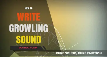 Mastering the Art of Writing Growling Sounds: Tips and Techniques