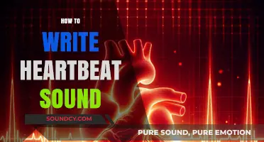 Mastering the Art of Writing Heartbeat Sounds in Creative Writing