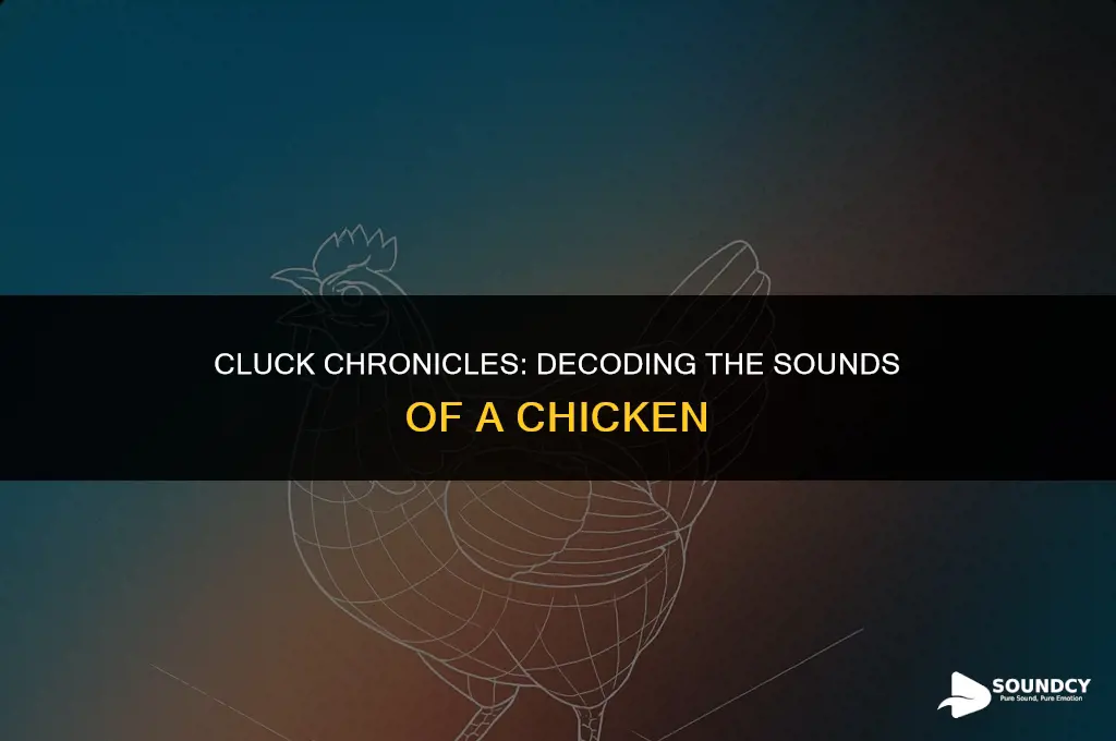 how to write how a sound a chicken makes