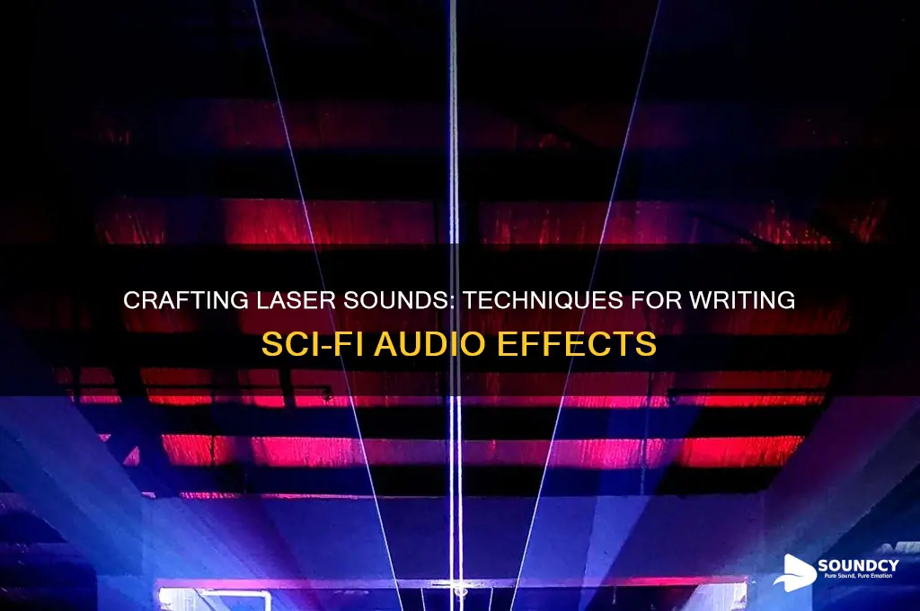 how to write laser sounds