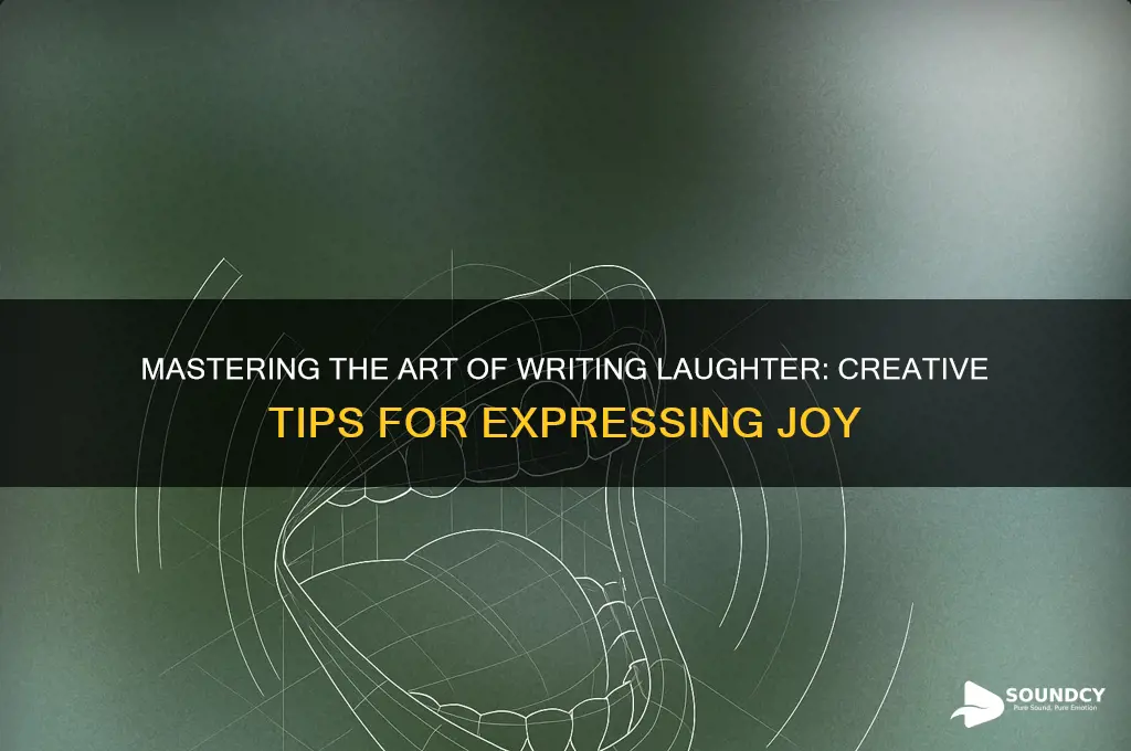 how to write laughing sounds