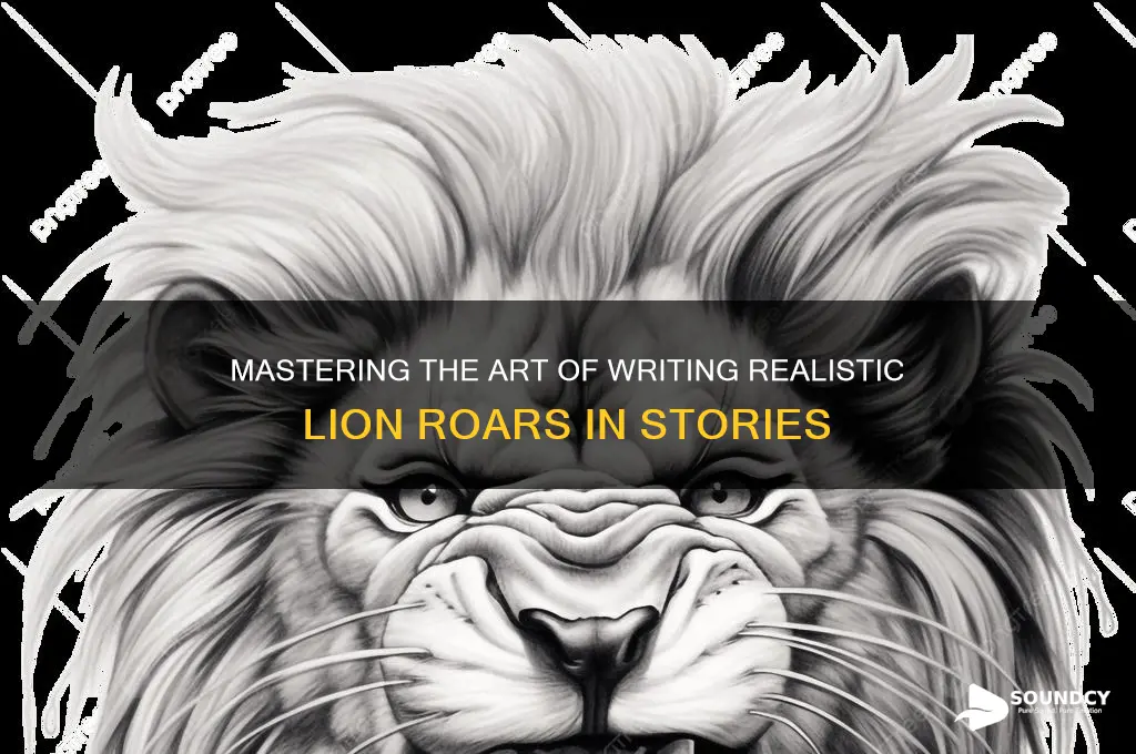 how to write lion sound