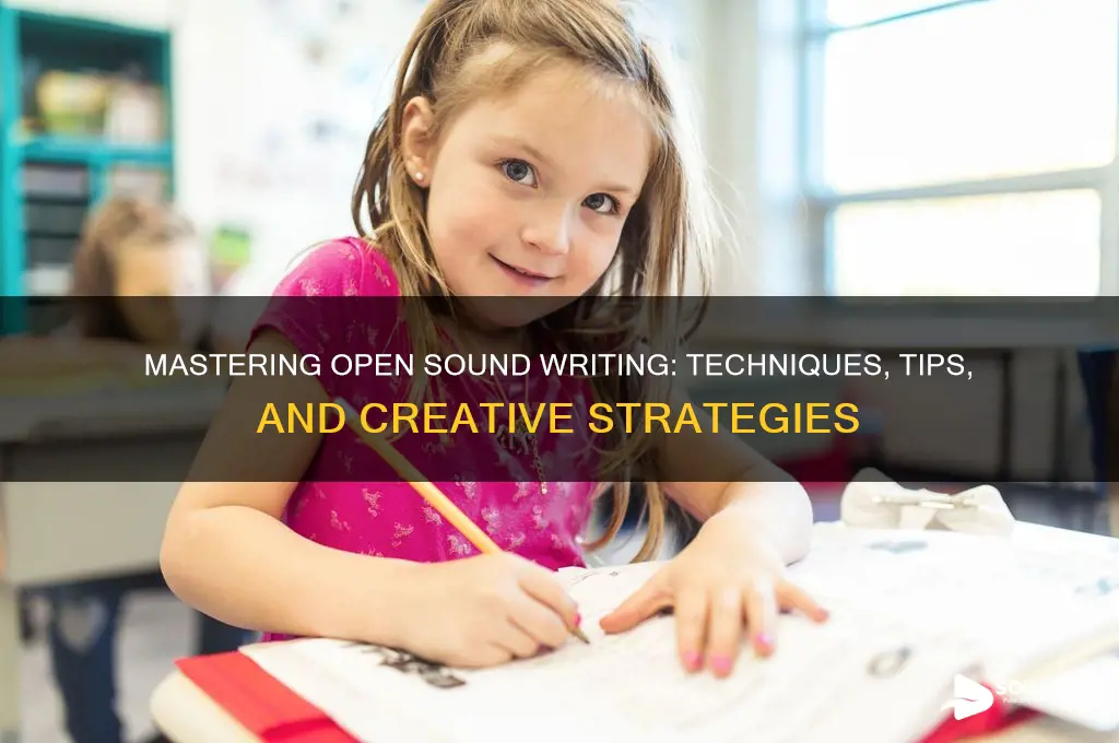 how to write open sound