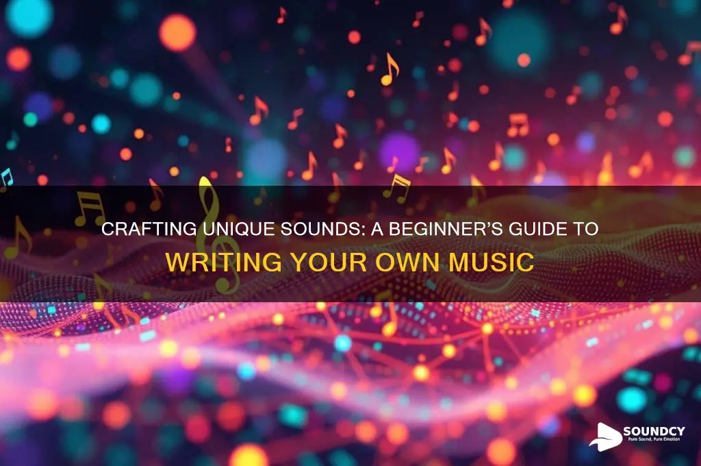 how to write own sound