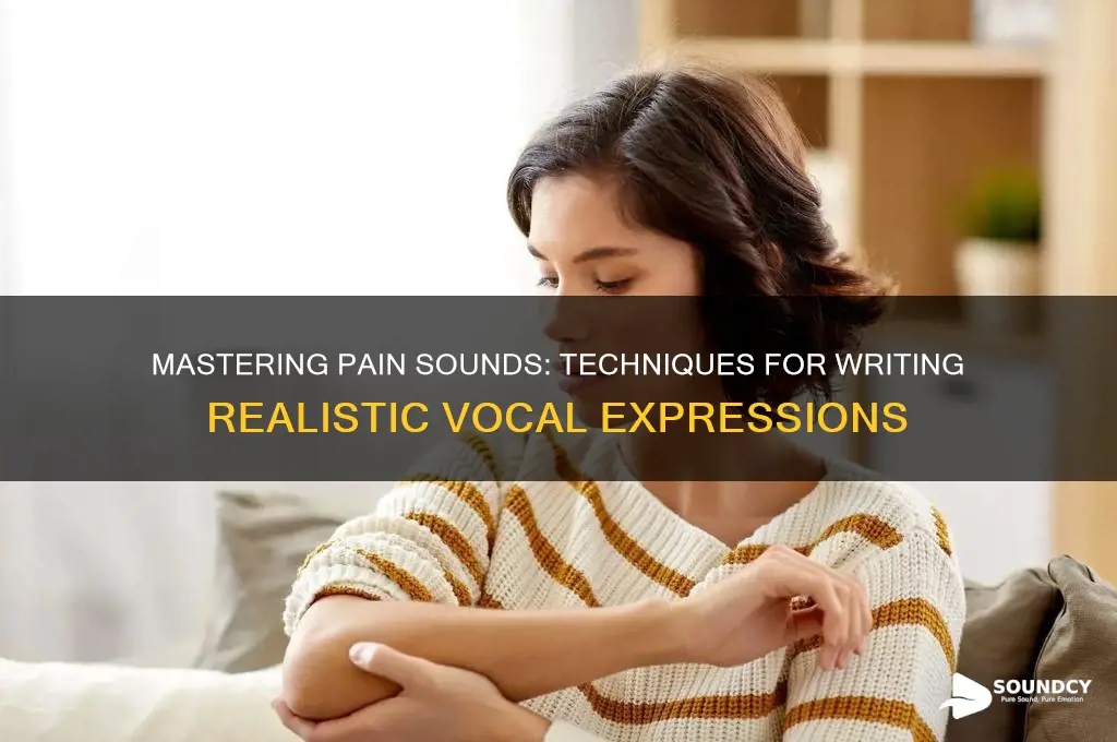 how to write pain sounds