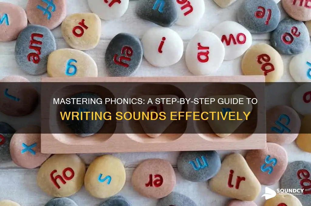 how to write phonics sounds