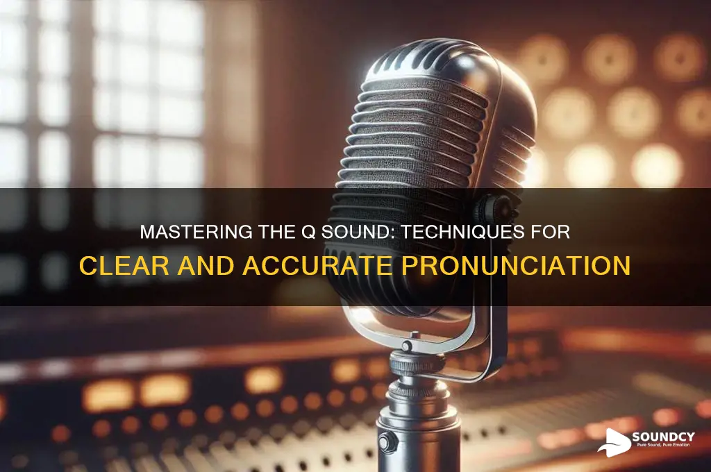 how to write q sound