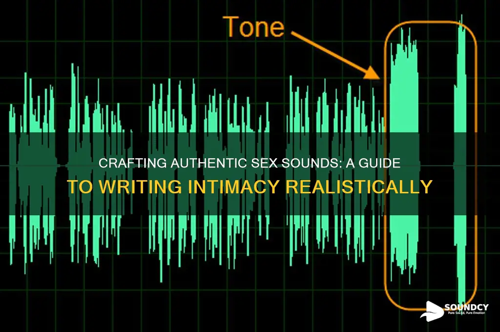 how to write sex sounds