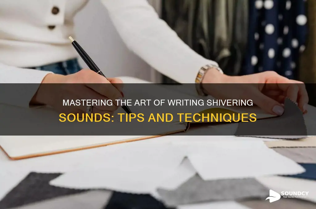 how to write shivering sound