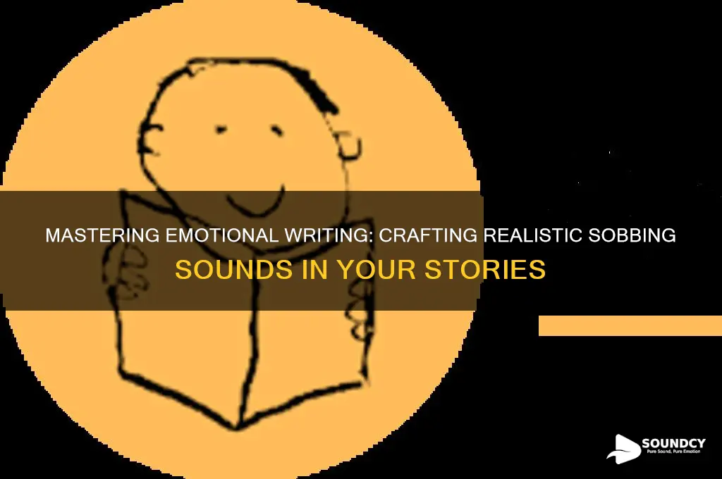how to write sobbing sound