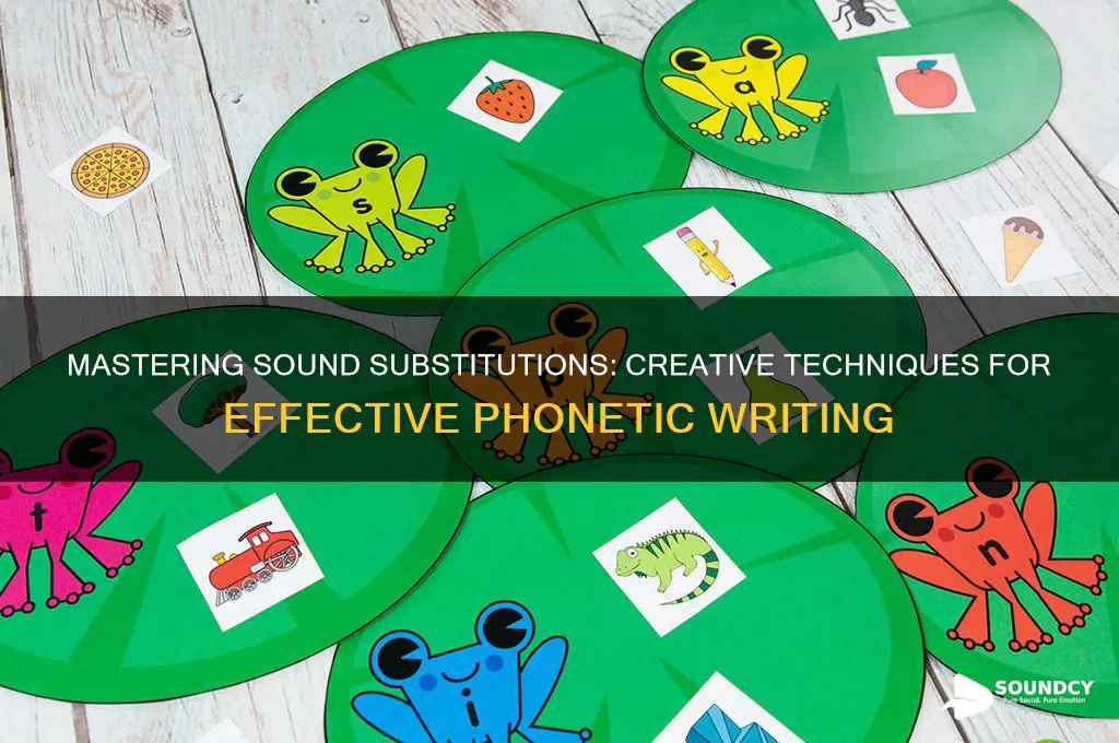 how to write sound substitutions