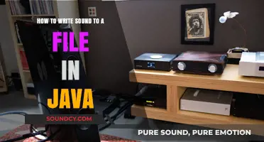 Java Sound Recording: A Step-by-Step Guide to Writing Audio Files
