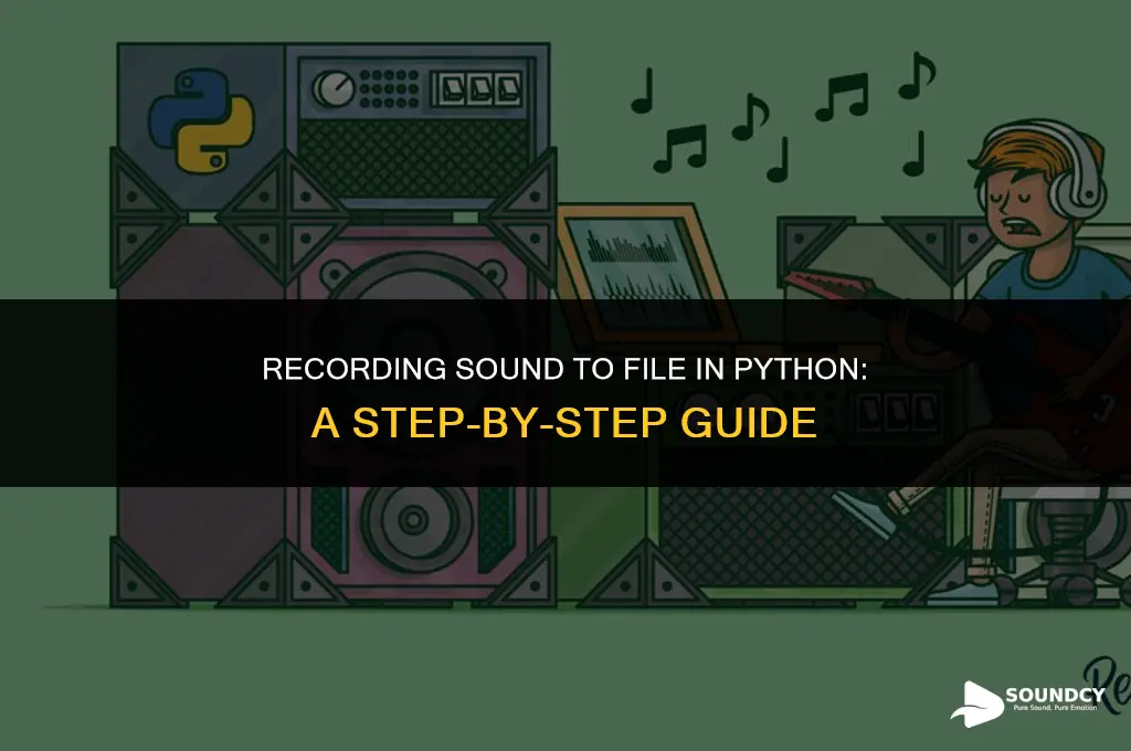 how to write sound to file on python jes