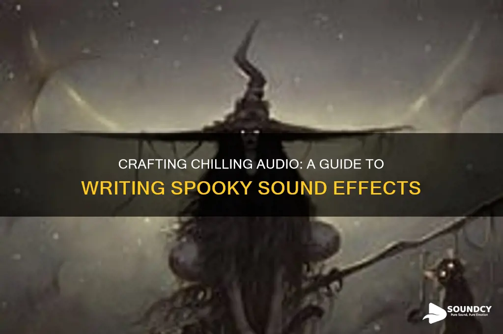 how to write spooky sounds