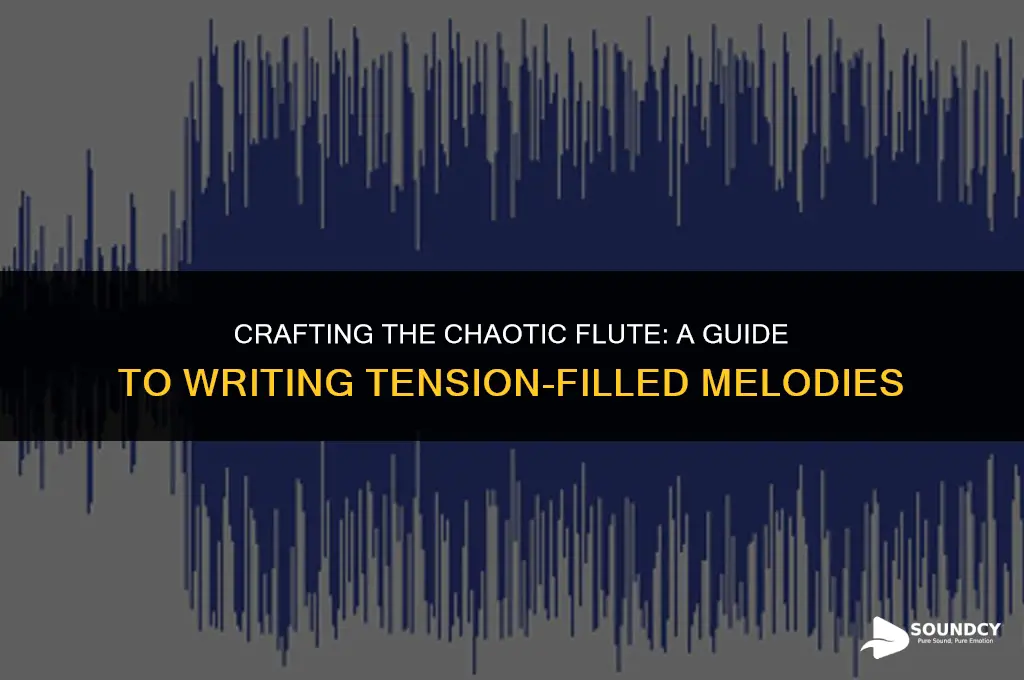 how to write the crazy flute sound for tension
