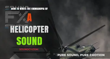 Crafting the Sonic Illusion: A Guide to Helicopter Onomatopoeia