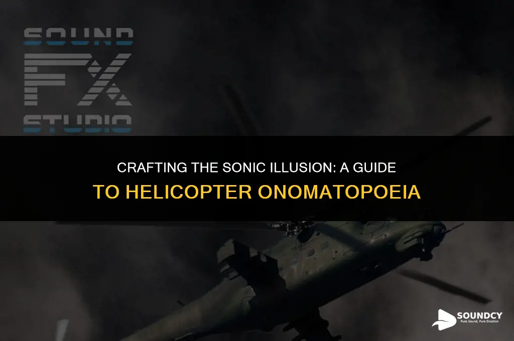 how to write the onimanopia of a helicopter sound