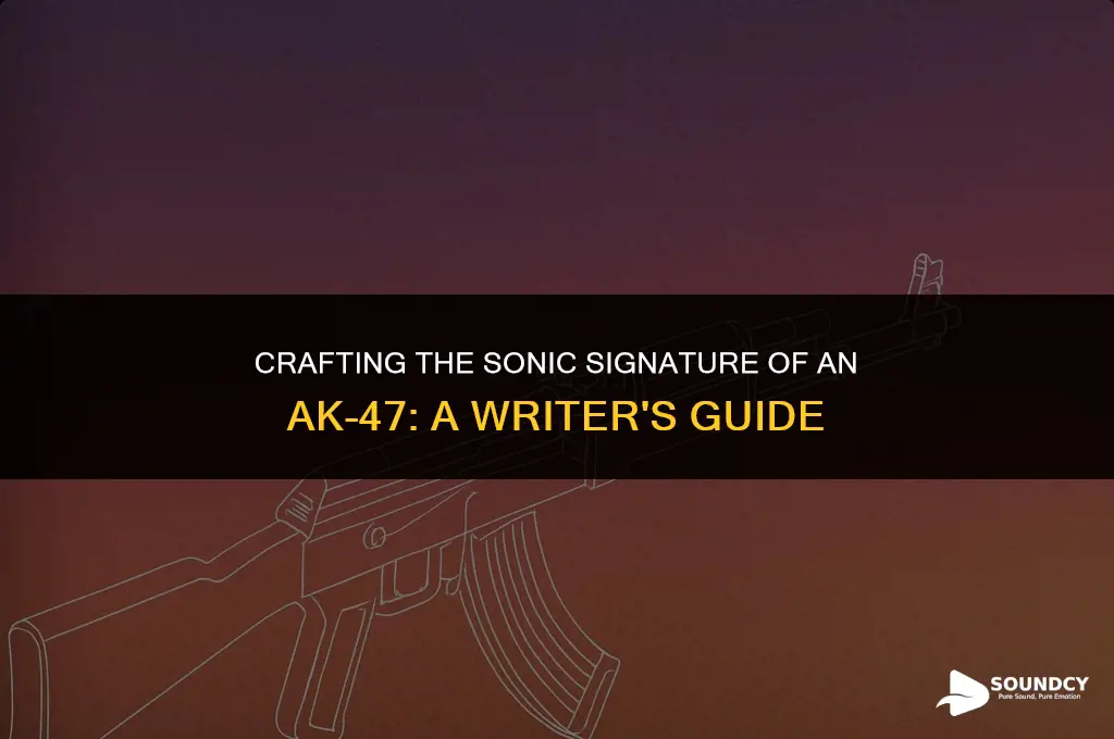 how to write the sound of a ak-47