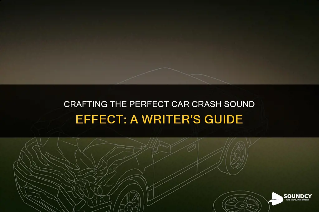 how to write the sound of a car crash