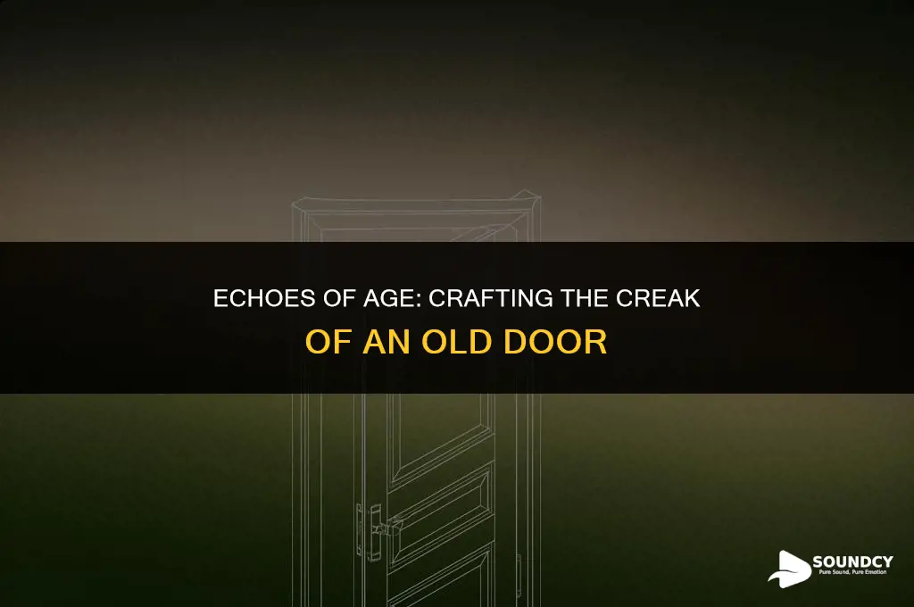 how to write the sound of a creaking door