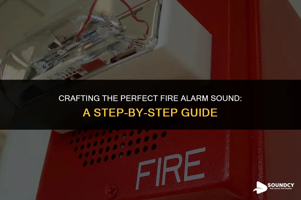 how to write the sound of a fire alarm