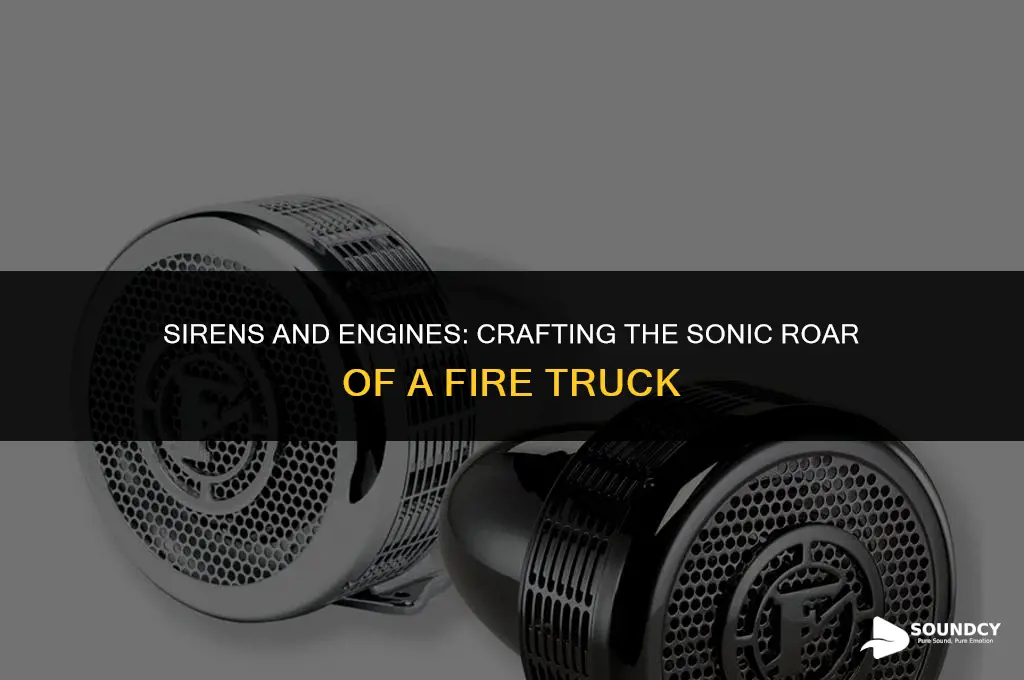 how to write the sound of a fire truck
