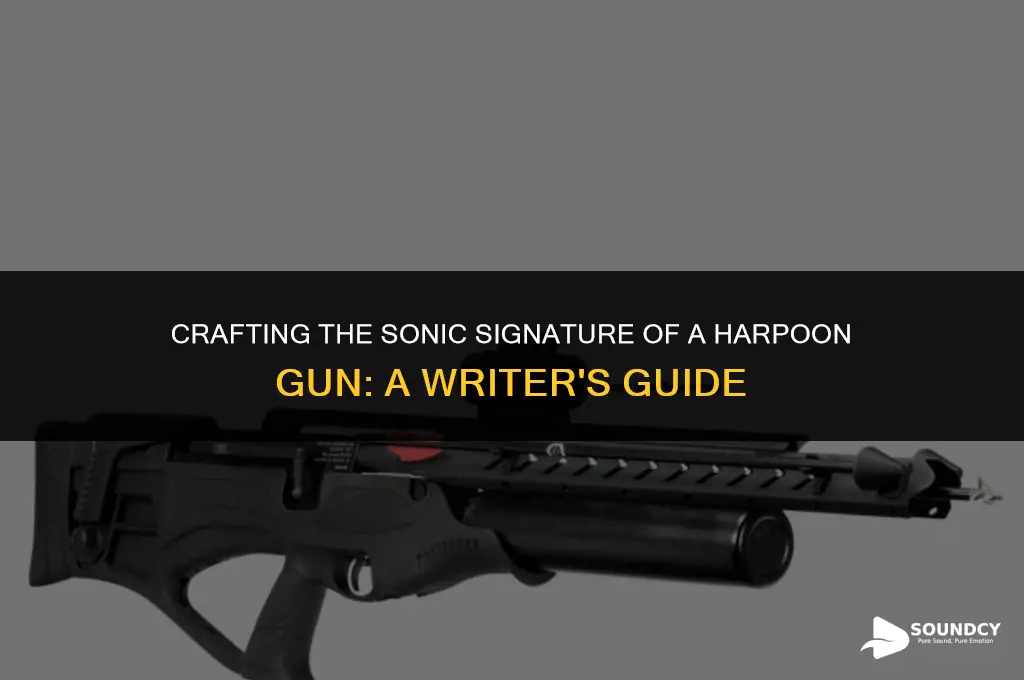 how to write the sound of a harpoon gun