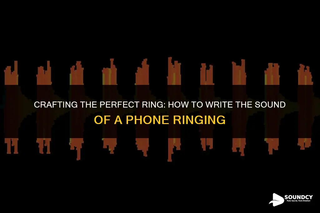 how to write the sound of a phone ringing