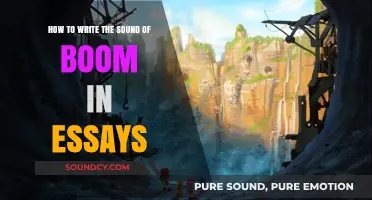 Crafting Sonic Imagery: How to Write the Sound of Boom in Essays