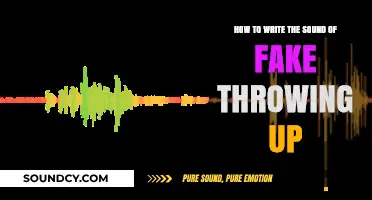 Crafting Convincing Fake Vomiting Sounds: A Practical Guide