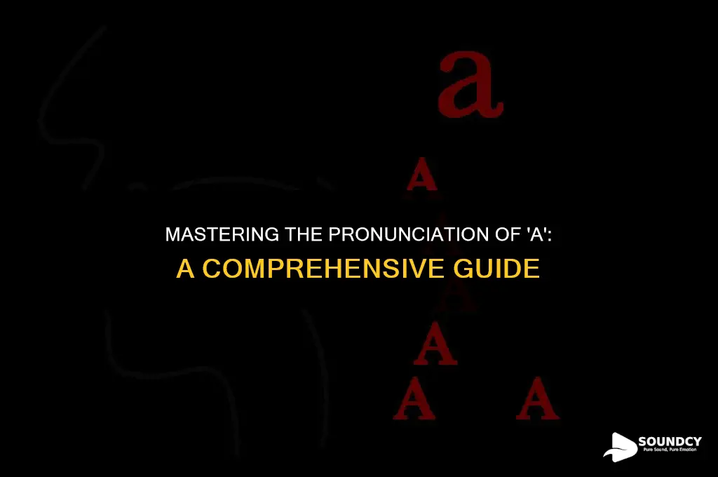 how to write the sound of the letter a