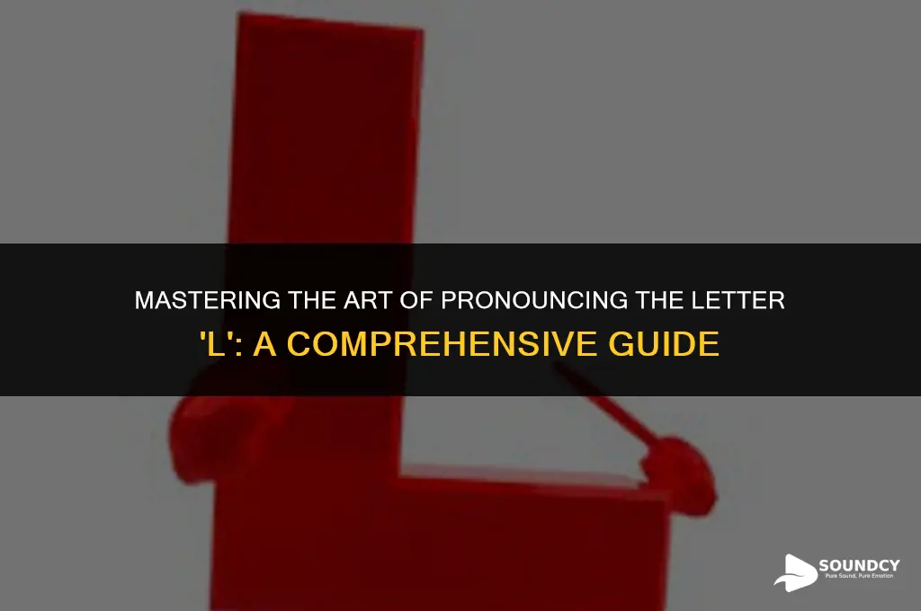 how to write the sound of the letter l