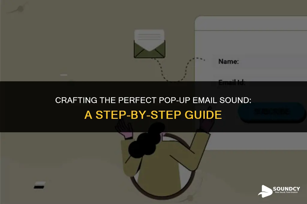 how to write the sound when email pops up