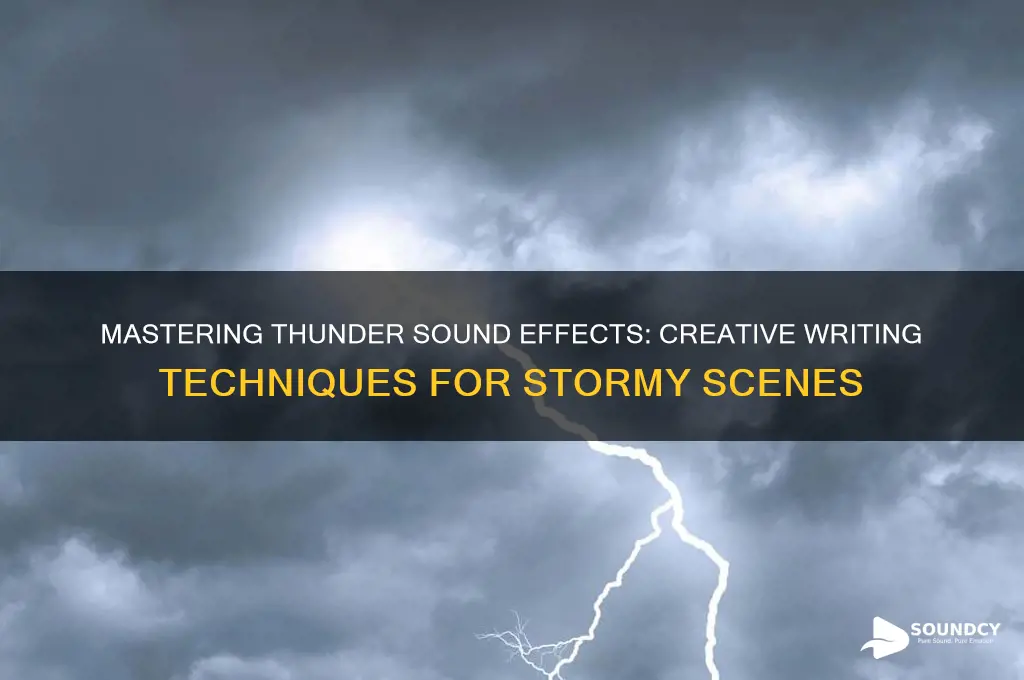 how to write thunder sound