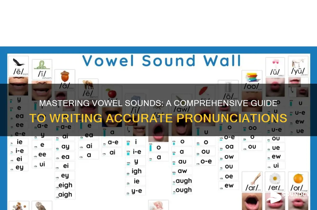 how to write vowel sounds