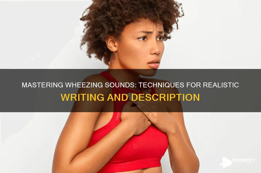 how to write wheezing sounds