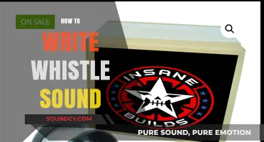 Mastering the Art of Writing Realistic Whistle Sounds in Your Stories