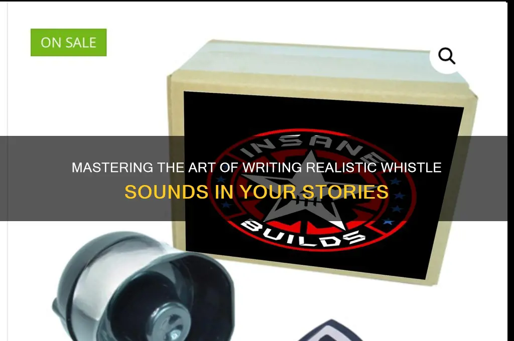how to write whistle sound