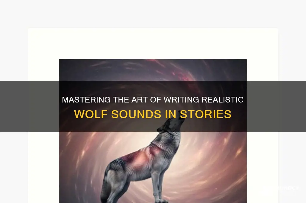 how to write wolf sound