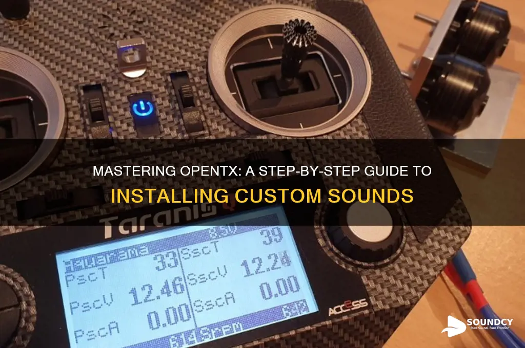 how toinstal sounds in opentx